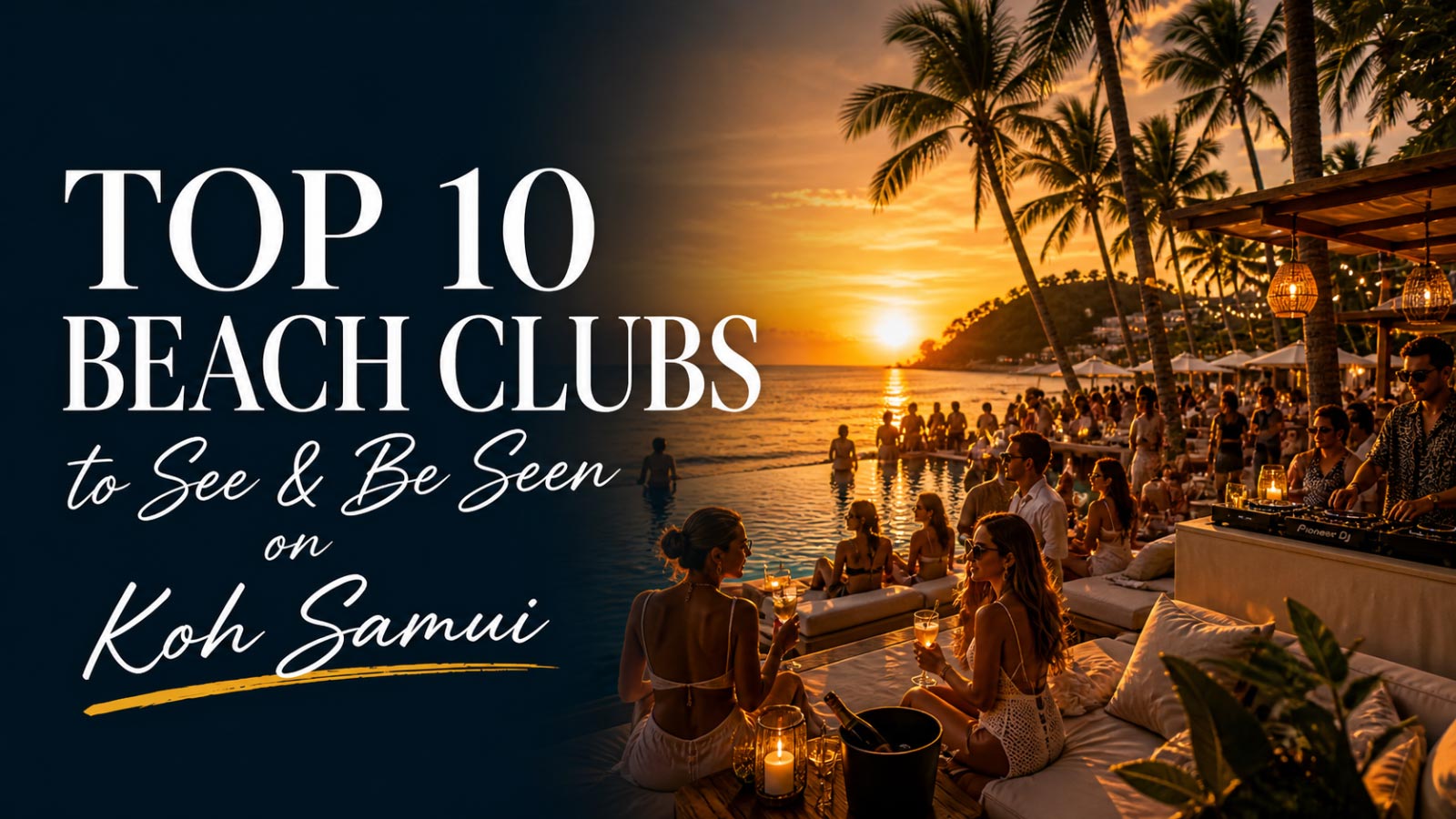 Top 10 Beach Clubs to See & Be Seen on Koh Samui