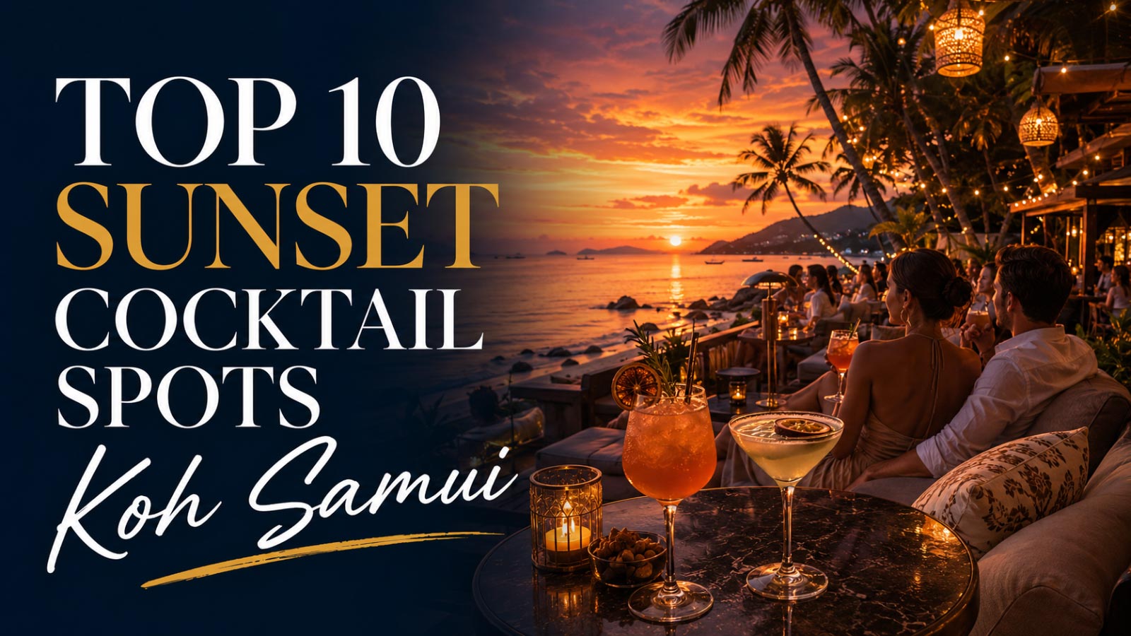 Top 10 Sunset Cocktail Spots on Koh Samui - Samui Beach Club