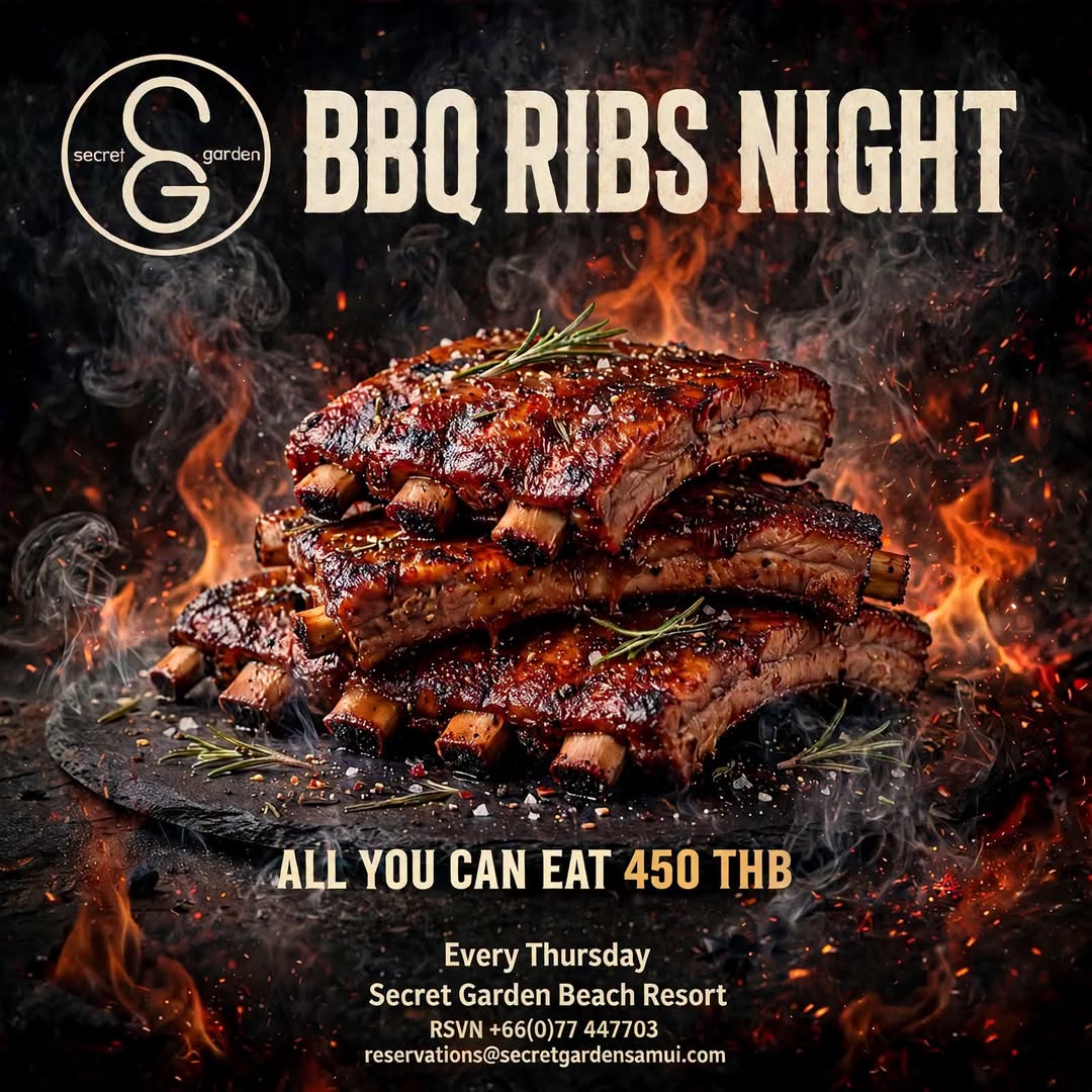 BBQ Ribs Night flyer