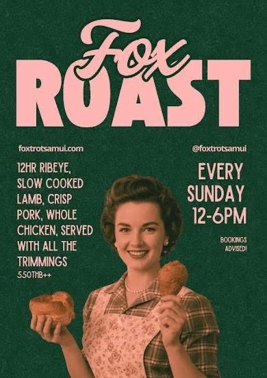 Sunday Roast flyer