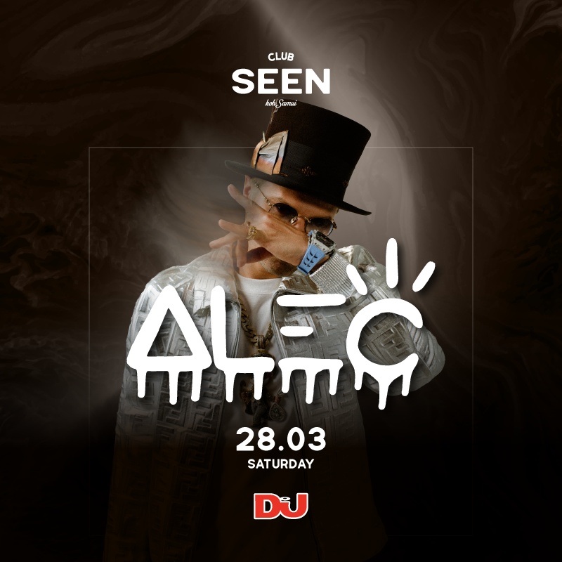 Alec Monopoly at Club SEEN flyer
