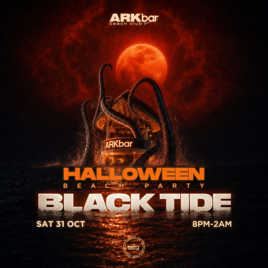 Black Tide Halloween Party at ARK Bar flyer