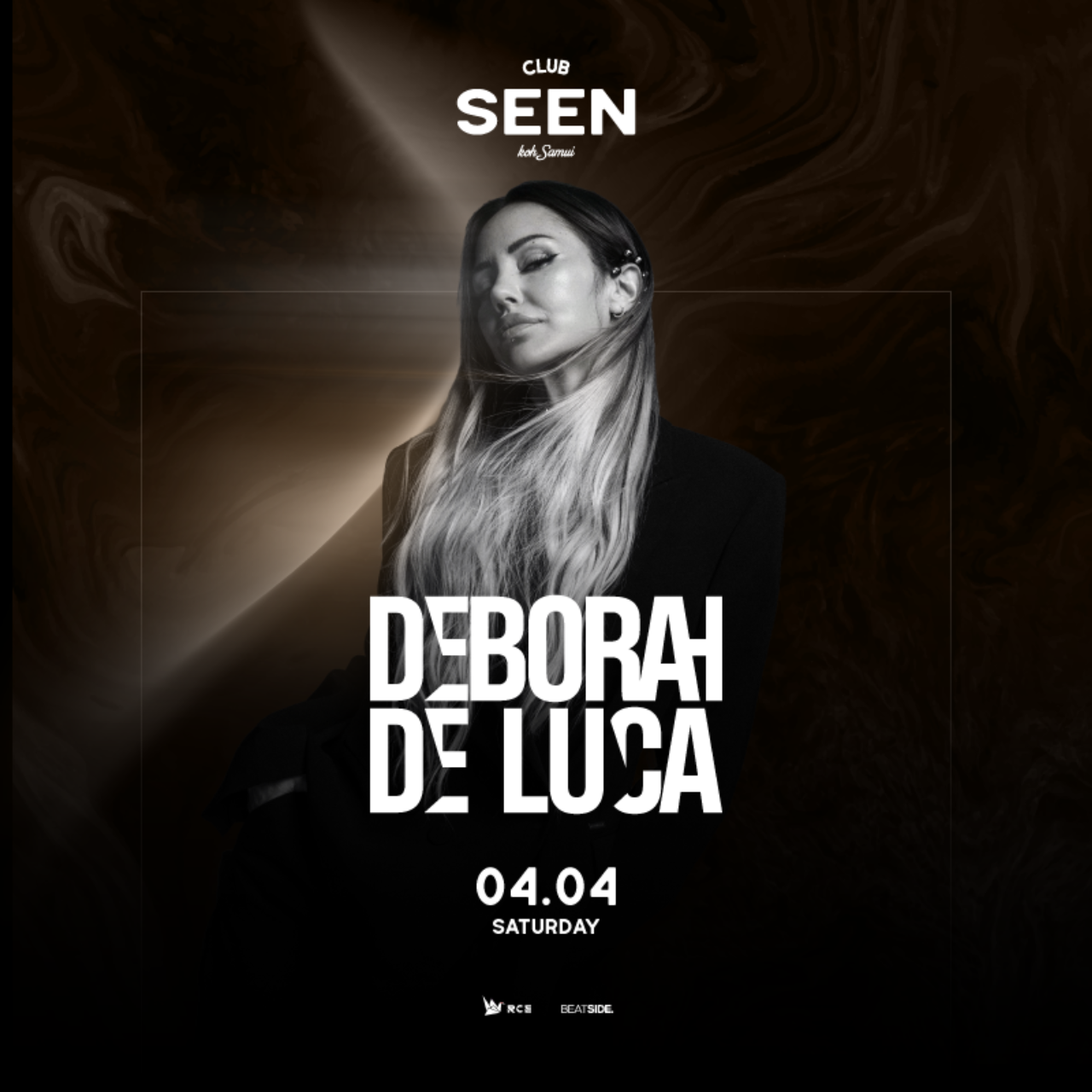 Deborah De Luca at Club SEEN flyer