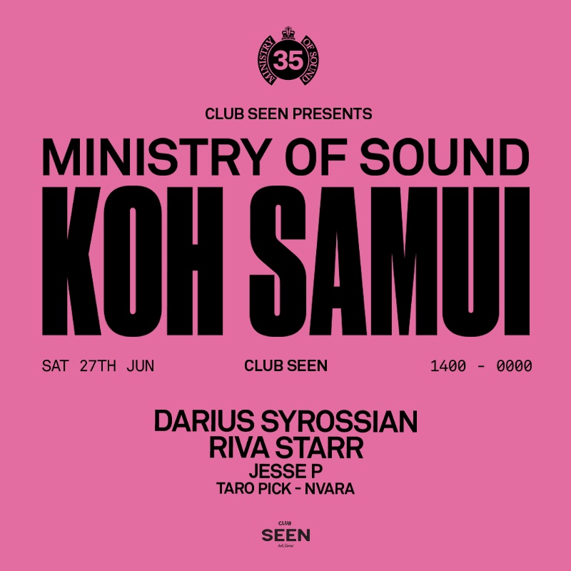 Ministry of Sound at Club SEEN flyer