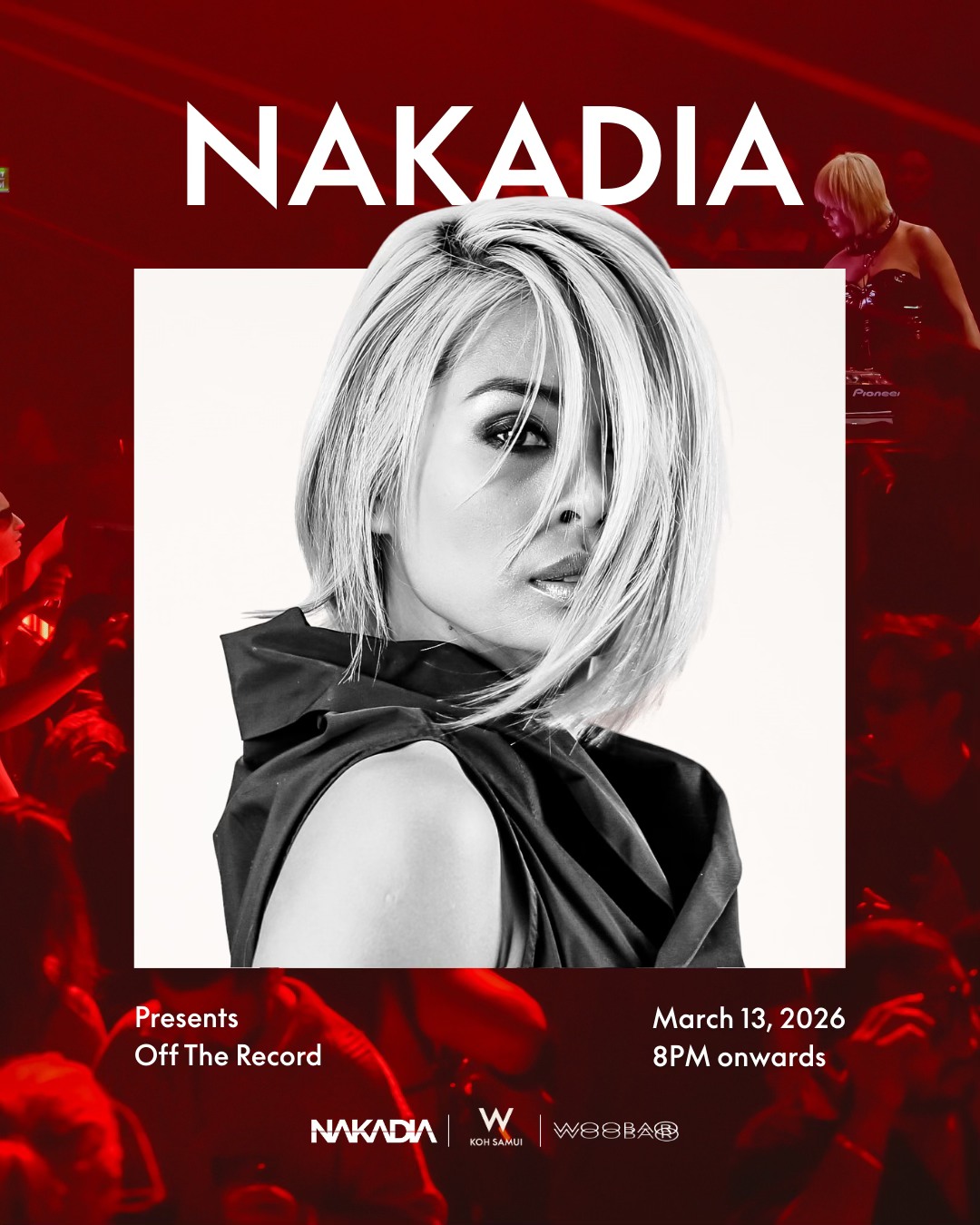 Nakadia Off The Record at Woobar flyer