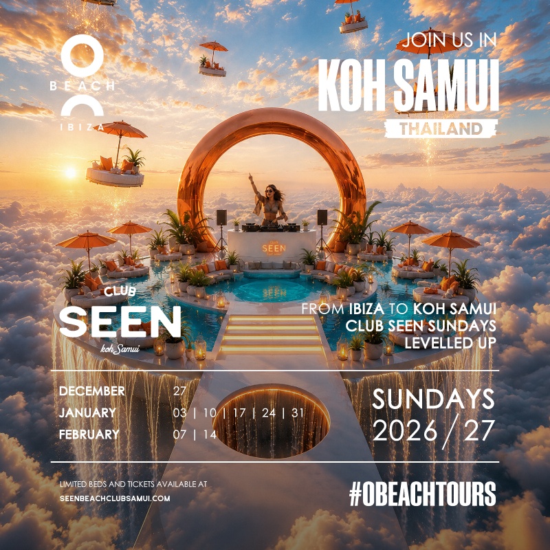 O Beach Ibiza at Club SEEN flyer
