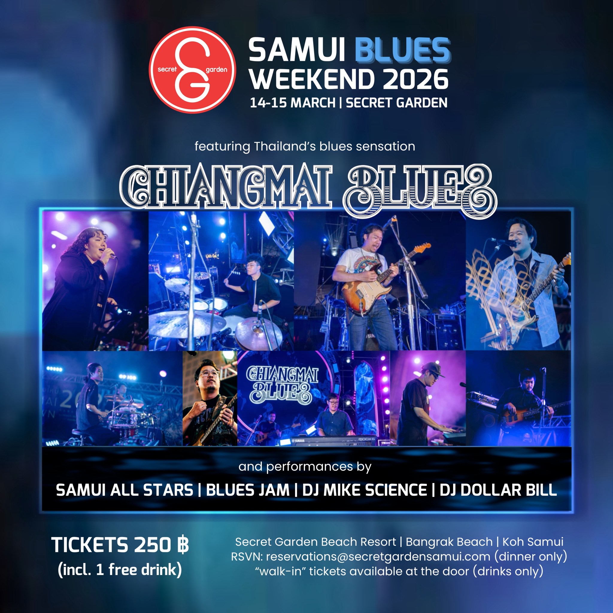 Samui Blues Weekend 2026 flyer