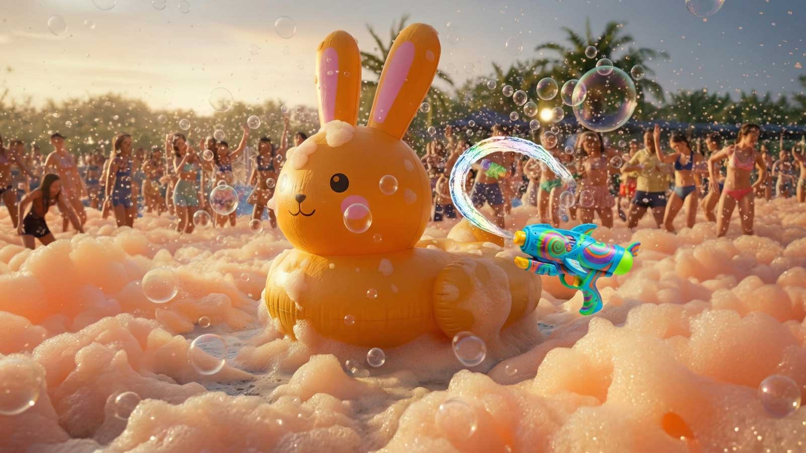 Songkran Foam Pool Party at 79 Beach Club — event on Koh Samui