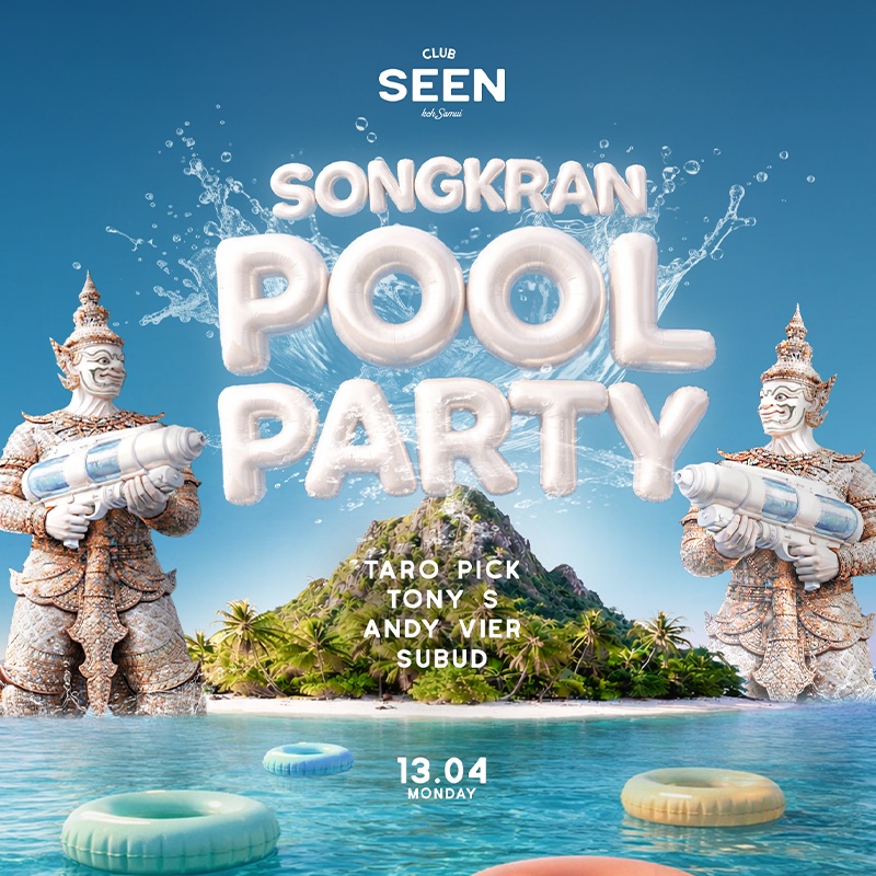 Songkran Pool Party 2026 at Club SEEN flyer