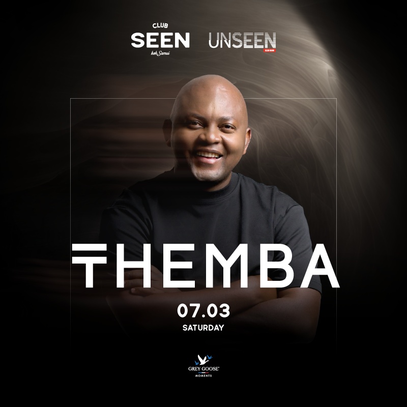 Themba at Club SEEN flyer