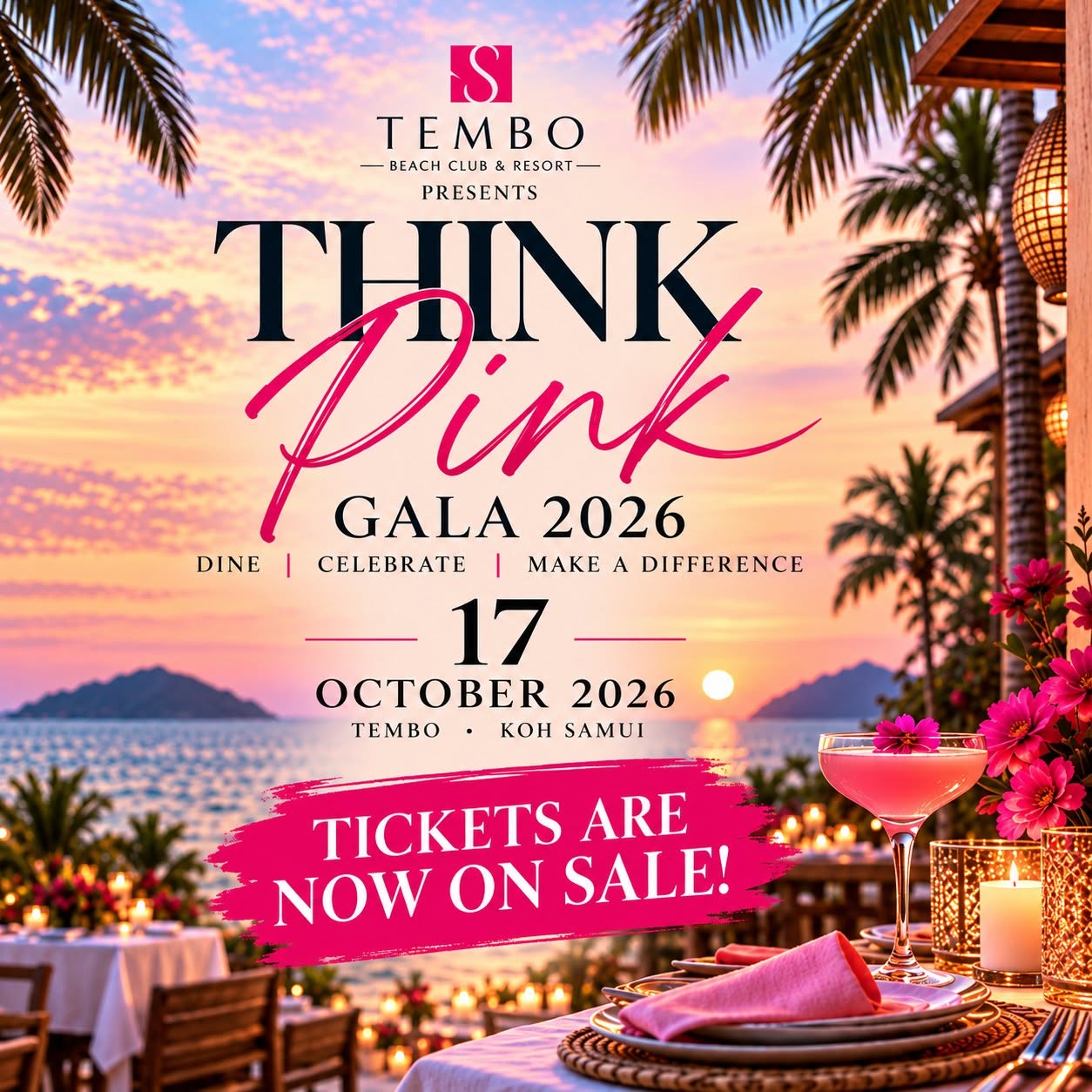 Think Pink Gala 2026 flyer