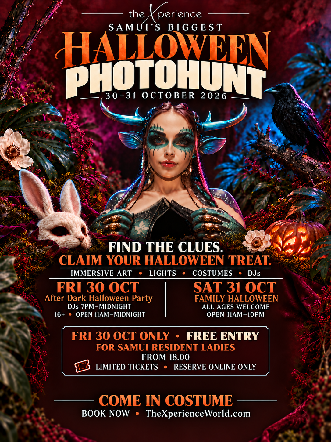 The Xperience Halloween — After Dark Party flyer