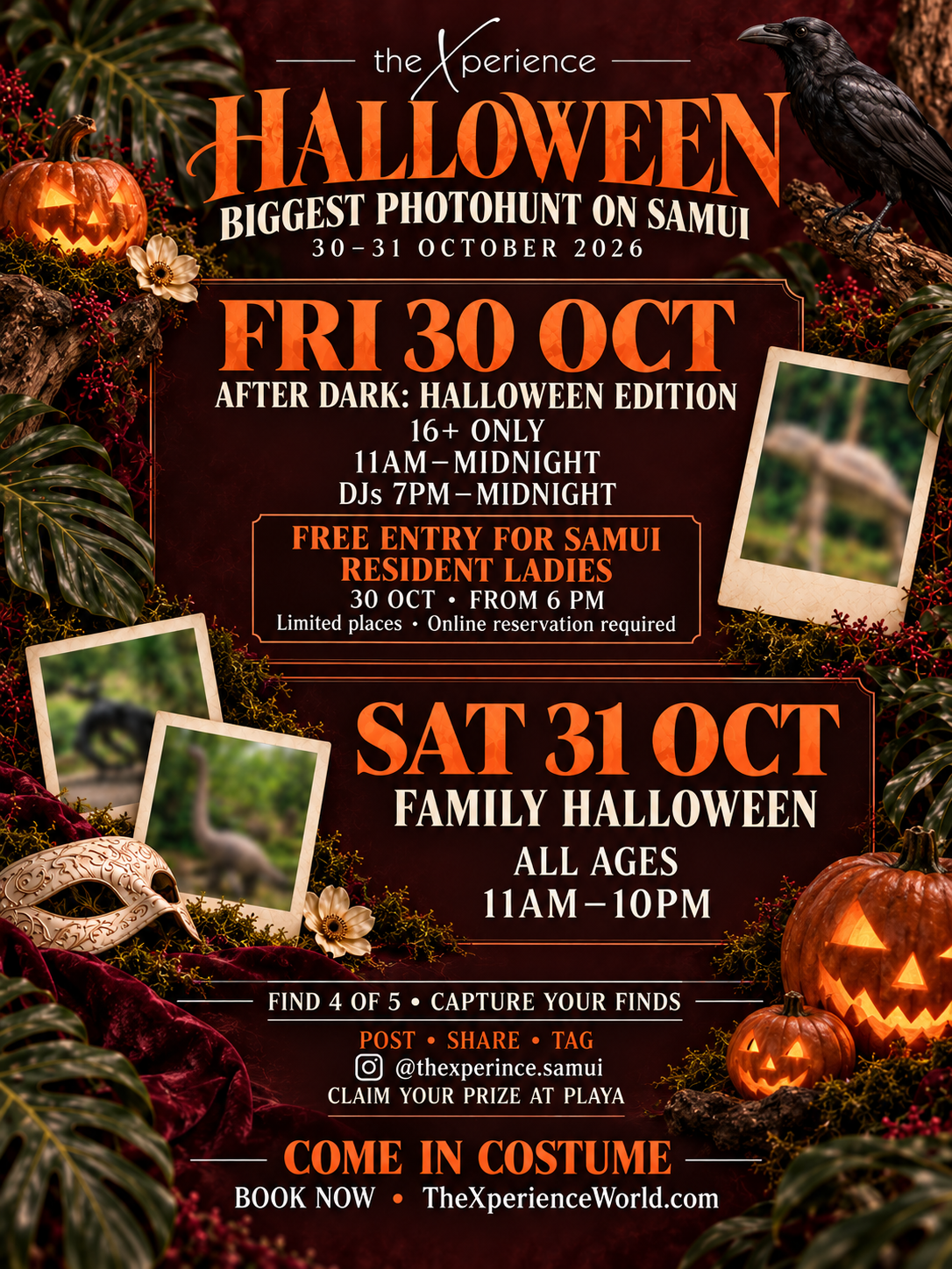 The Xperience Halloween — Family Day flyer