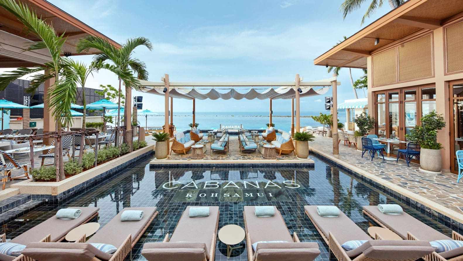 Cabanas Beach Club - beach club on Koh Samui